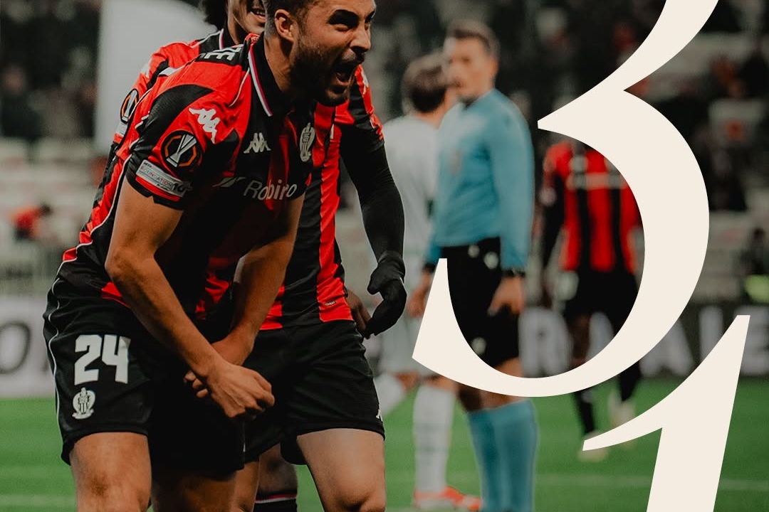 Nice Shine with 3-1 Victory as Gouveia Stars in Europa Showdown