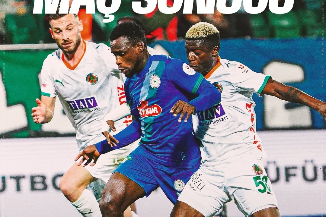 Late Drama as Mounié Salvages Point for Alanyaspor in Rize