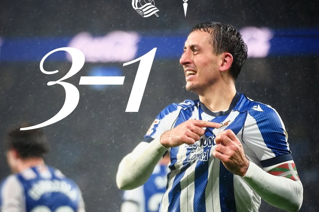Oyarzabal Shines as Real Sociedad Overcome Celta Vigo 3-1