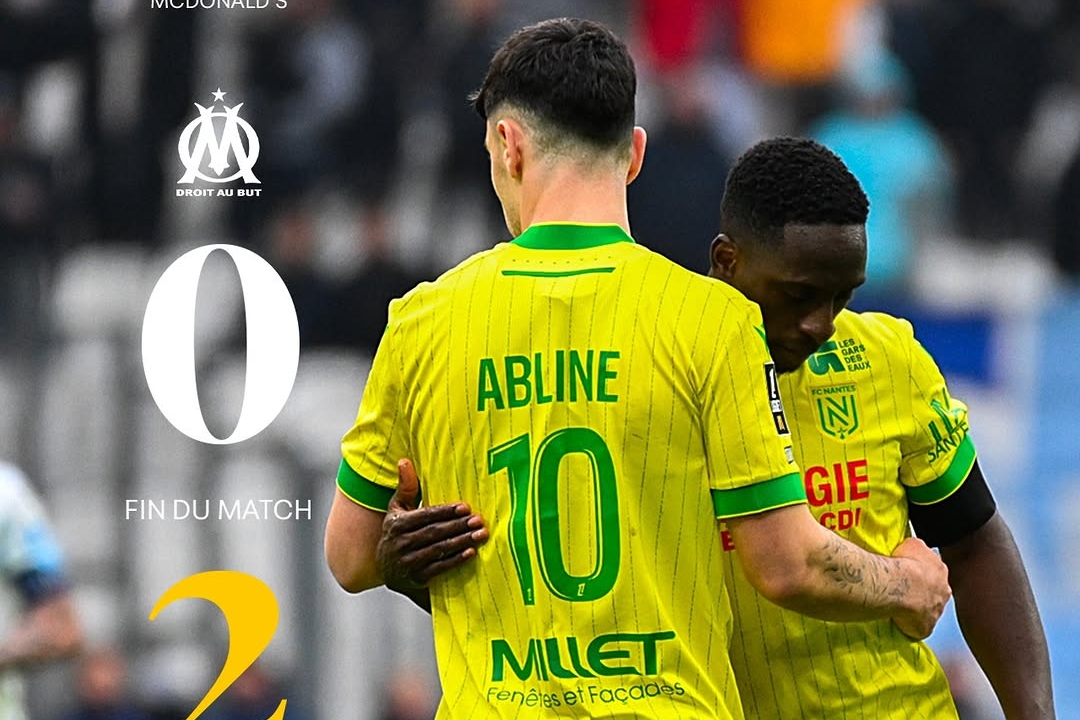 Nantes Capitalize on Marseille's Red Cards in 2-0 Victory