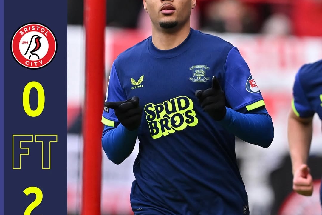 Preston's Early Strike and Devine's Finish Sink Bristol City 2-0