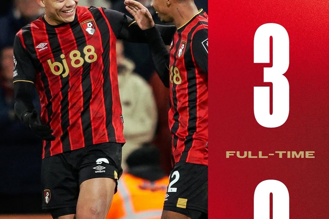 Bournemouth Edge Tottenham 3-2 in Vitality Thriller