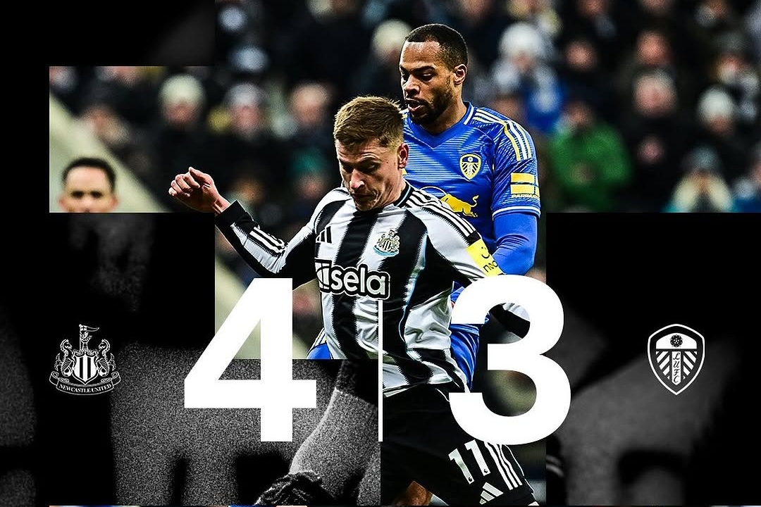 Newcastle Edge Leeds 4-3 in St. James' Park Thriller
