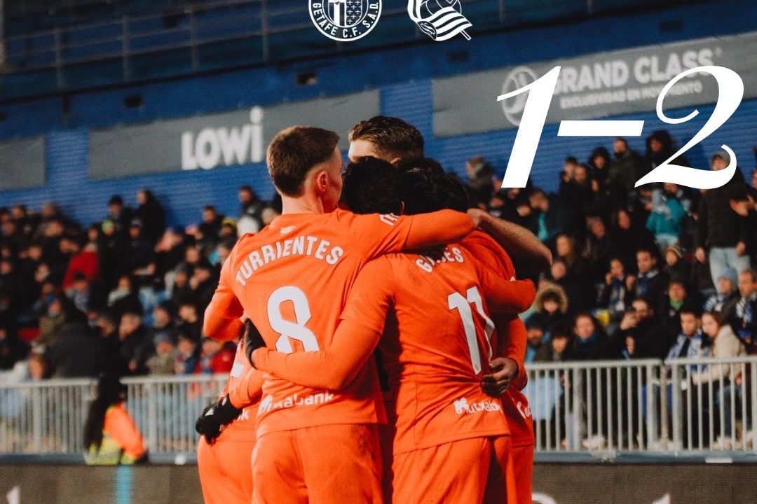 Real Sociedad's Late Strike Seals 2-1 Win Over Getafe