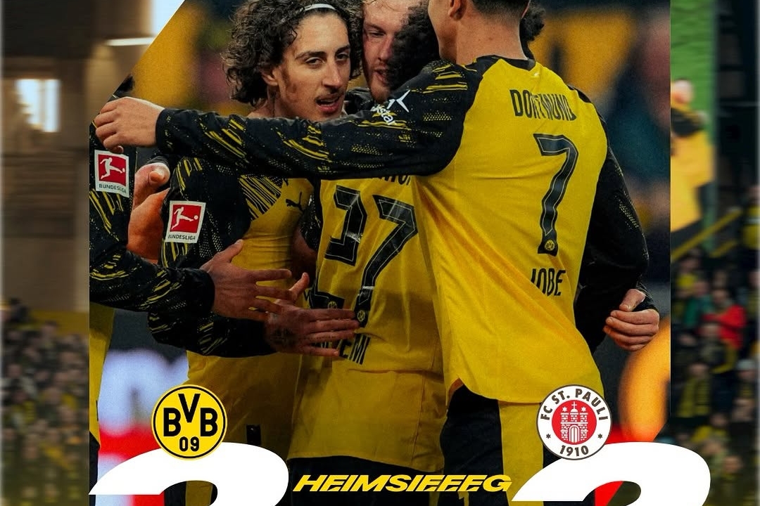 Dortmund Edge St. Pauli 3-2 as Adeyemi Shines in Bundesliga Thriller