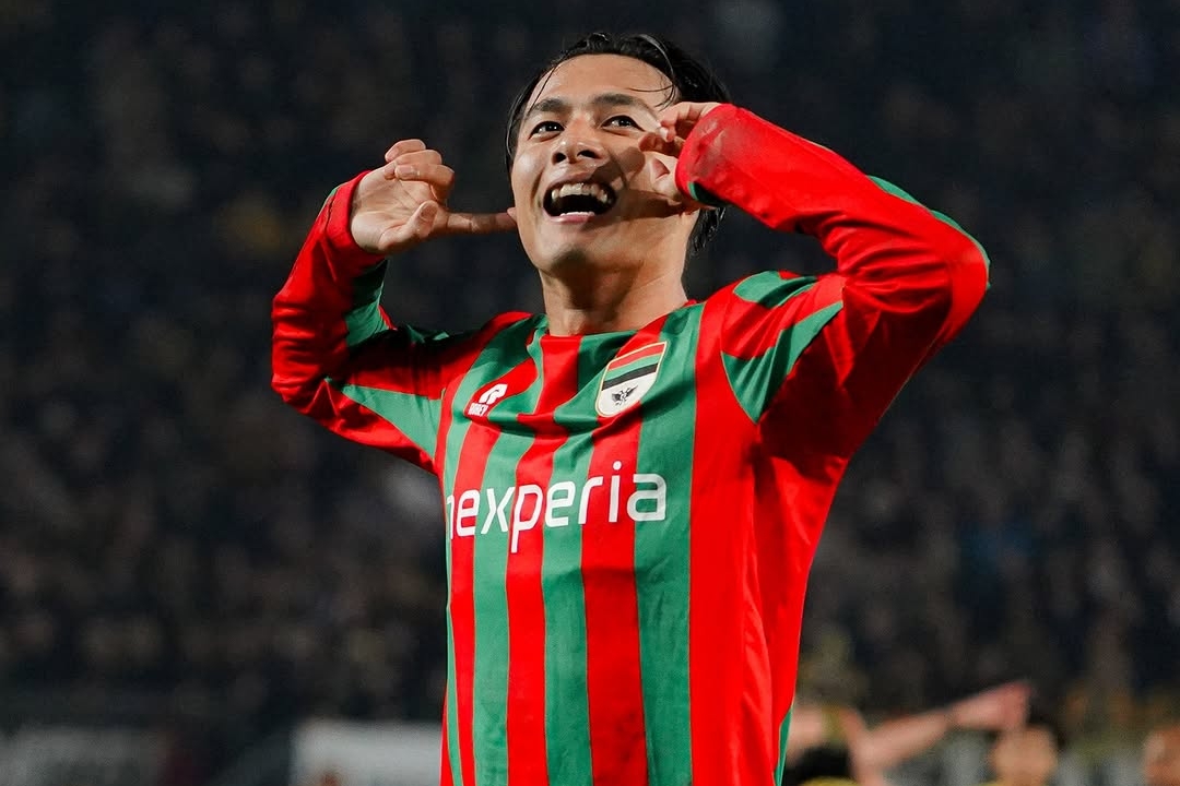 NEC Nijmegen Edge NAC Breda 4-3 in Eredivisie Thriller