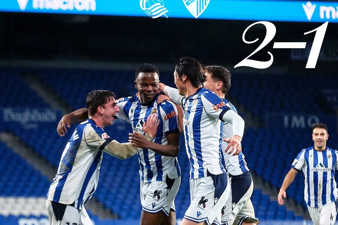 Late Ochieng Goal Lifts Real Sociedad II Over Malaga 2-1