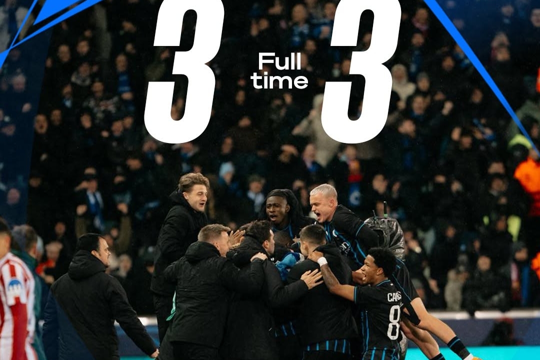 Club Brugge's Late Rally Secures 3-3 Draw Against Atletico Madrid