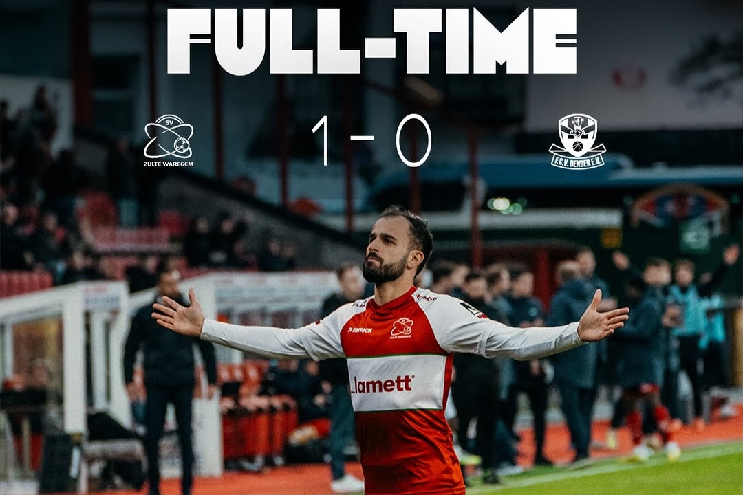 Zulte Waregem's Late Strike Downs Dender 1-0 in Tense Jupiler Pro League Clash