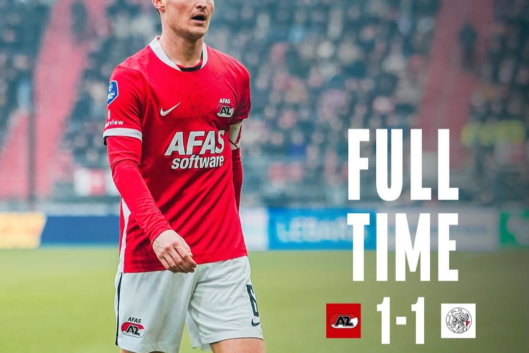 Late Fitz-Jim Strike Earns Ajax a Point in Alkmaar