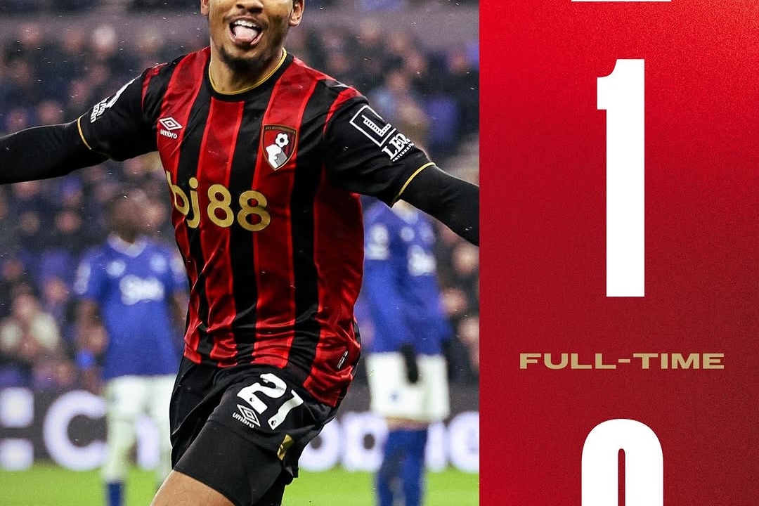Bournemouth Shocks Everton 2-1 with Adli's Decisive Strike