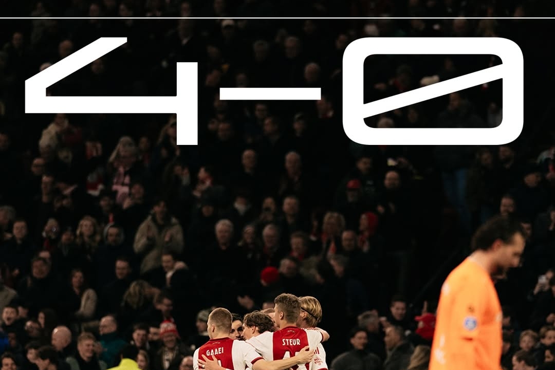 Ajax Dominates Sparta with Godts Shining in 4-0 Victory