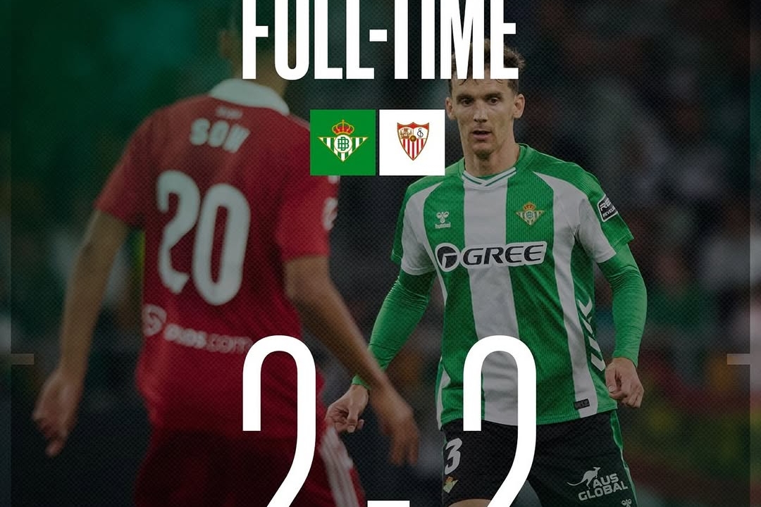 Sevilla Stages Second-Half Comeback to Draw 2-2 with Real Betis