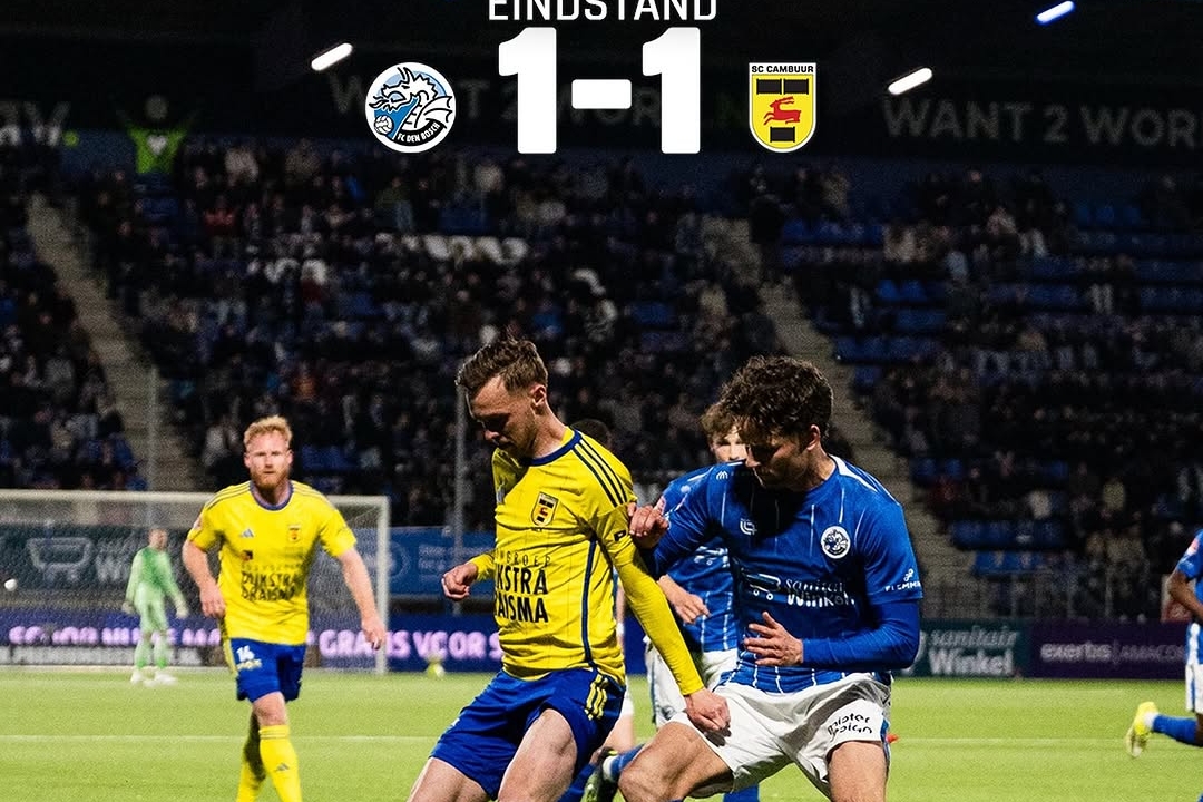 Late Penalty Drama as Den Bosch and Cambuur Share Points in 1-1 Draw