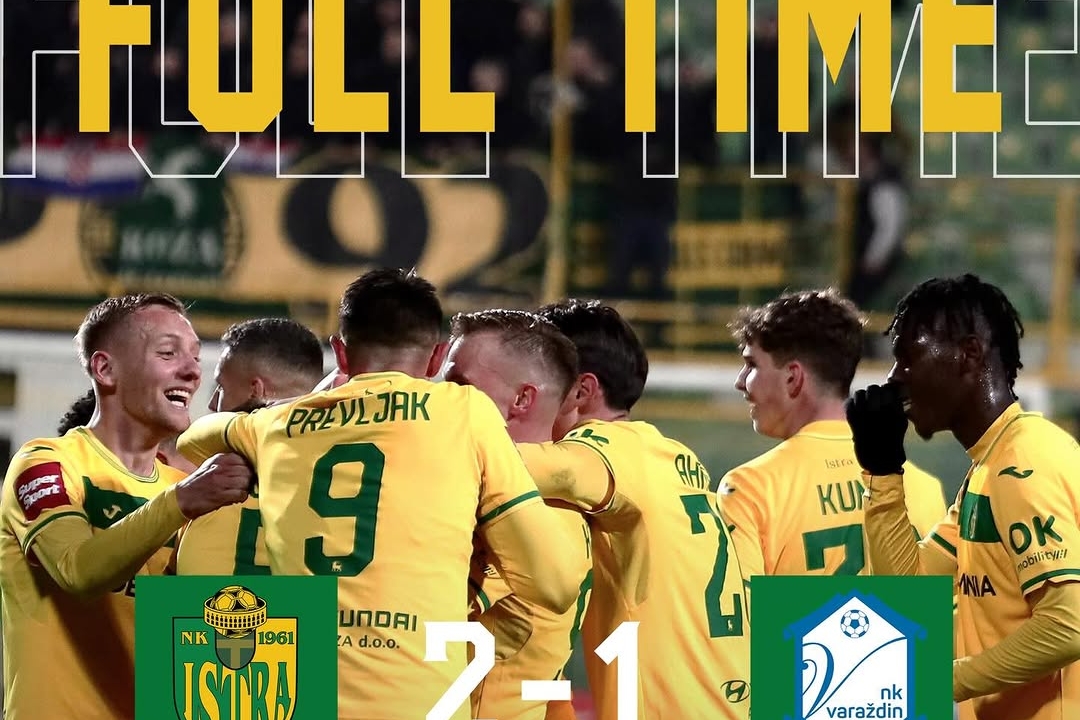 Istra 1961 Stun Varazdin with Late Comeback in Pula