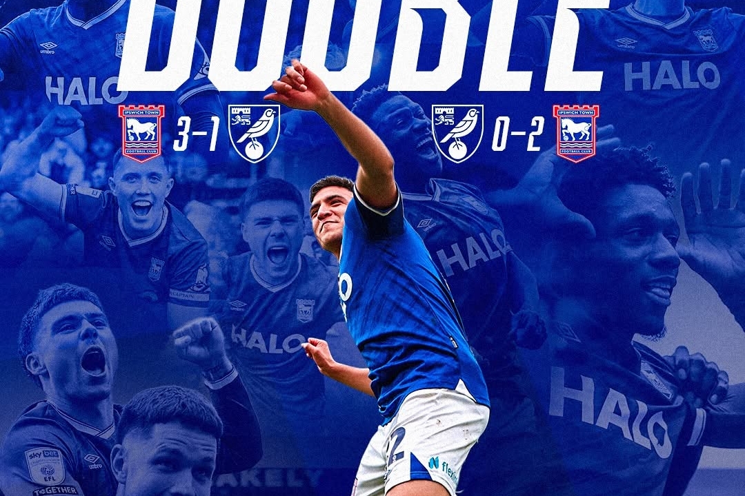 Ipswich's Clinical Edge Seals 2-0 Win Over Norwich at Carrow Road