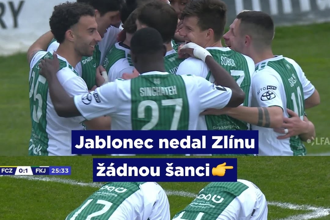 Jawo Inspires Jablonec's Commanding 3-0 Victory Over Zlin