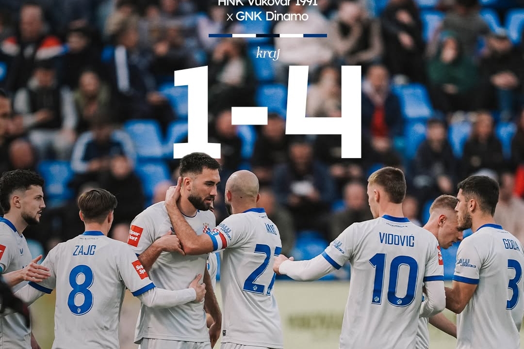 Dinamo Zagreb Overpowers Vukovar 4-1 with Beljo's Hat-trick