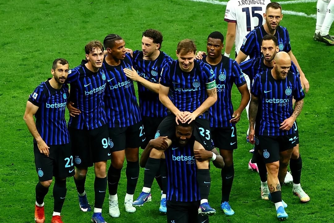Inter Overpowers Cagliari 3-0 with Thuram and Barella Shining