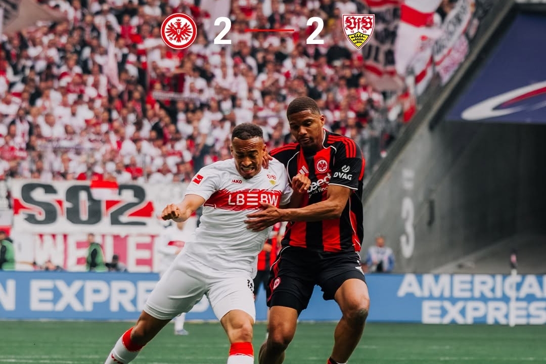 Burkardt's Late Penalty Rescues Point for Frankfurt Against Stuttgart