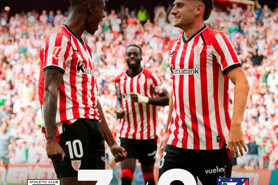 Athletic Club Dismantles Atletico Madrid 3-0 with Second-Half Surge