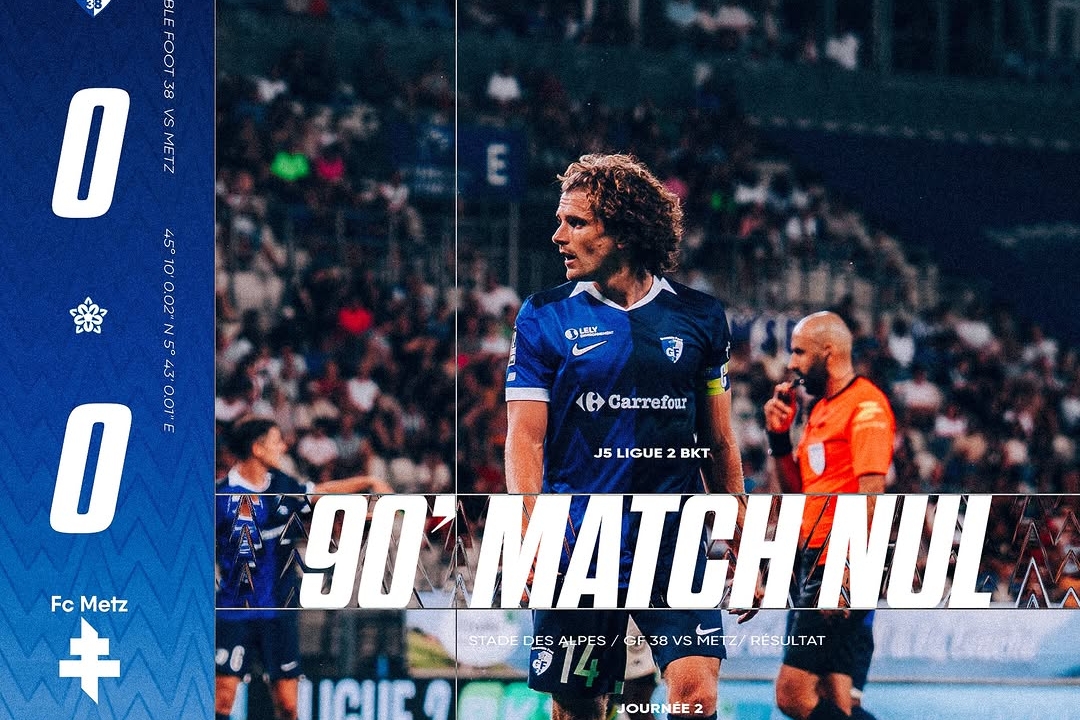 Stalemate in Grenoble as Metz and Grenoble Struggle to Break Through