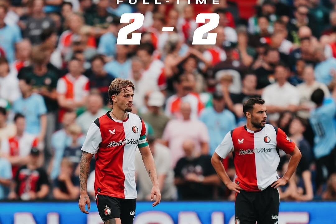Feyenoord Squander Lead as Go Ahead Eagles Rally to 2-2 Draw