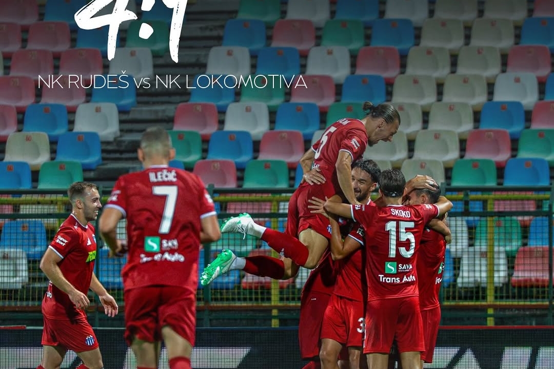 Rudes Run Riot: J. Poldrugac Shines in 4-1 Victory Over NK Lokomotiva Zagreb