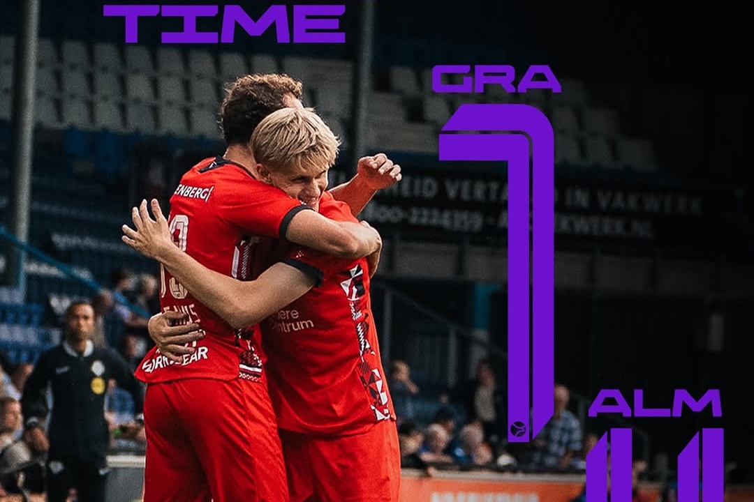 Druijf's Brace Powers Almere City to 4-1 Victory Over De Graafschap