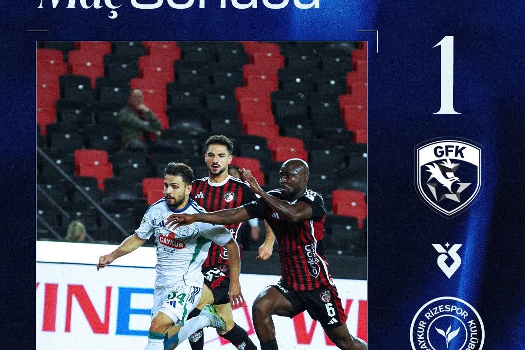 Rizespor Holds Off Gaziantep for a 2-1 Away Victory