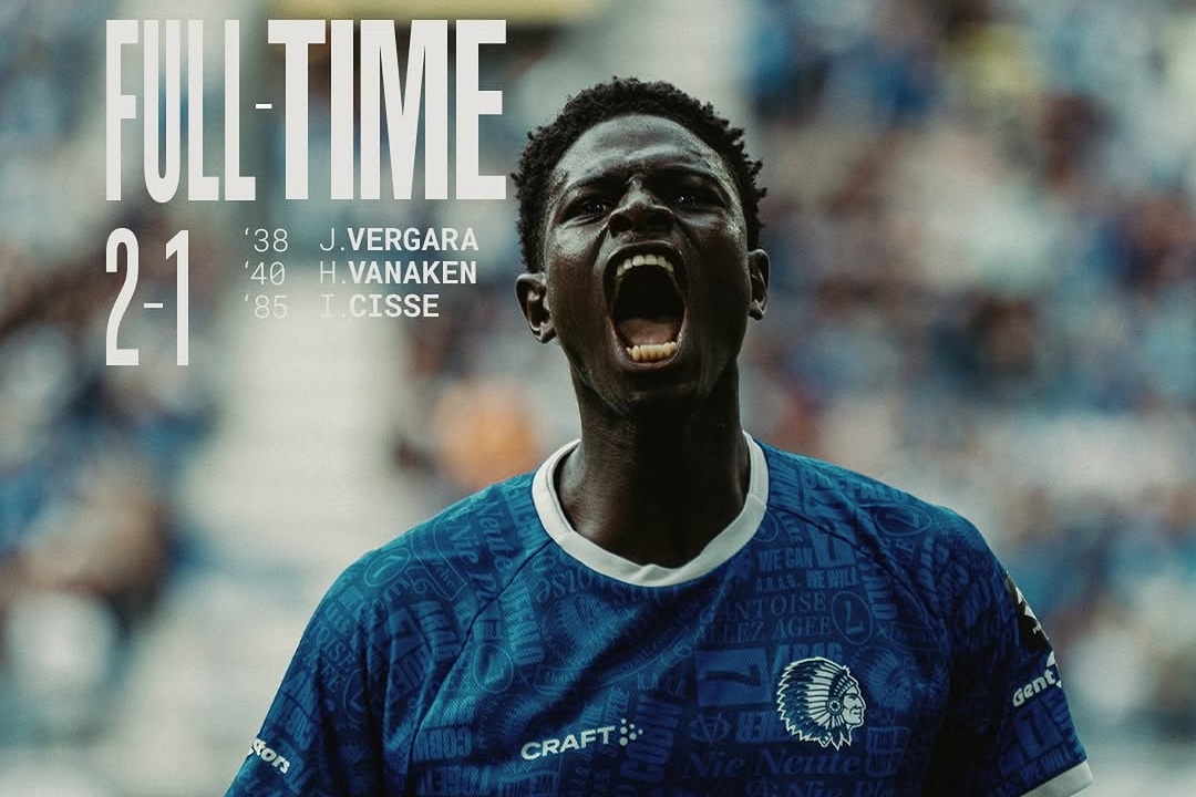 Gent Edges Club Brugge 2-1 with Cisse's Late Strike in Fiery Contest