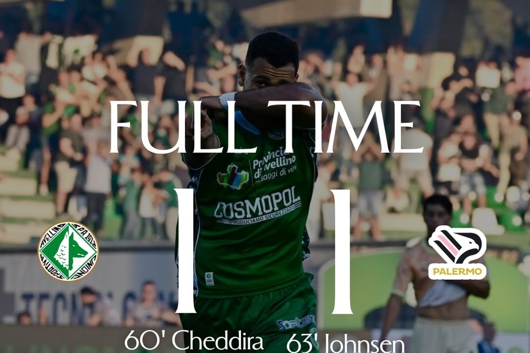 Cheddira and Johnsen Shine as Avellino Draw with Palermo 1-1