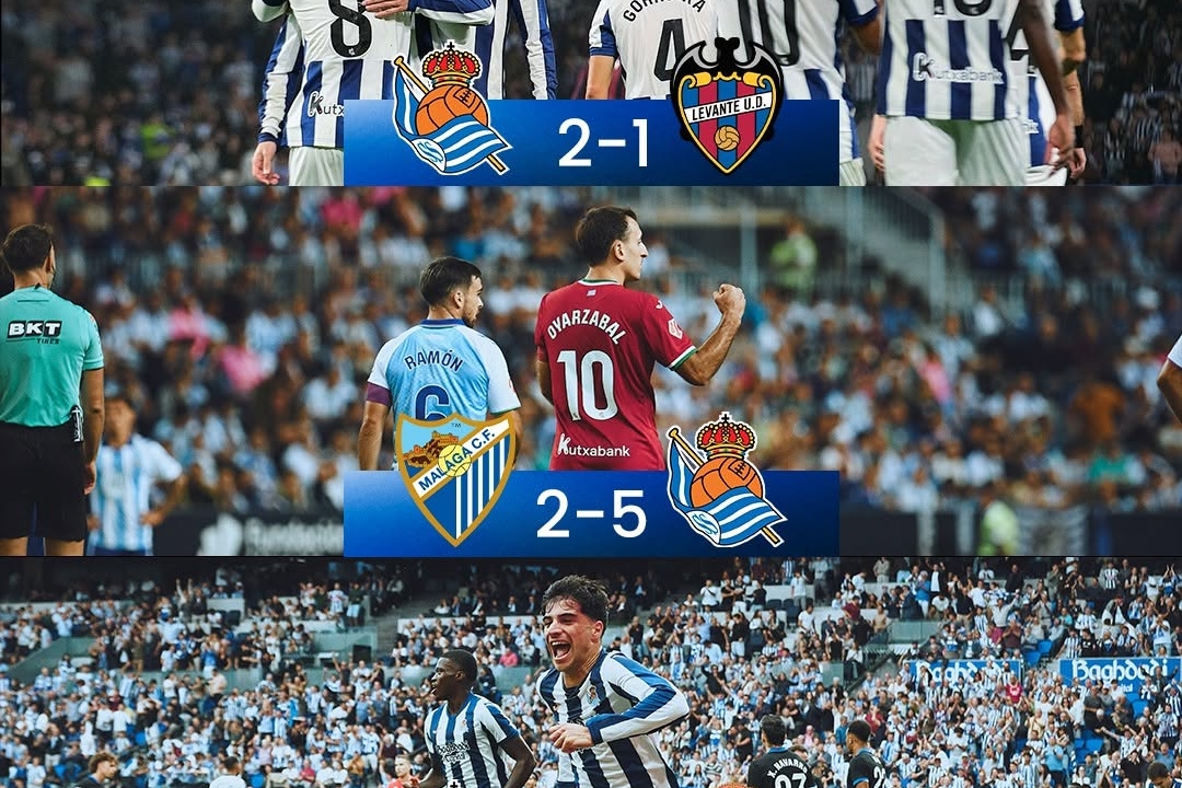 Real Sociedad Edge Levante 2-1 as Turrientes Shines