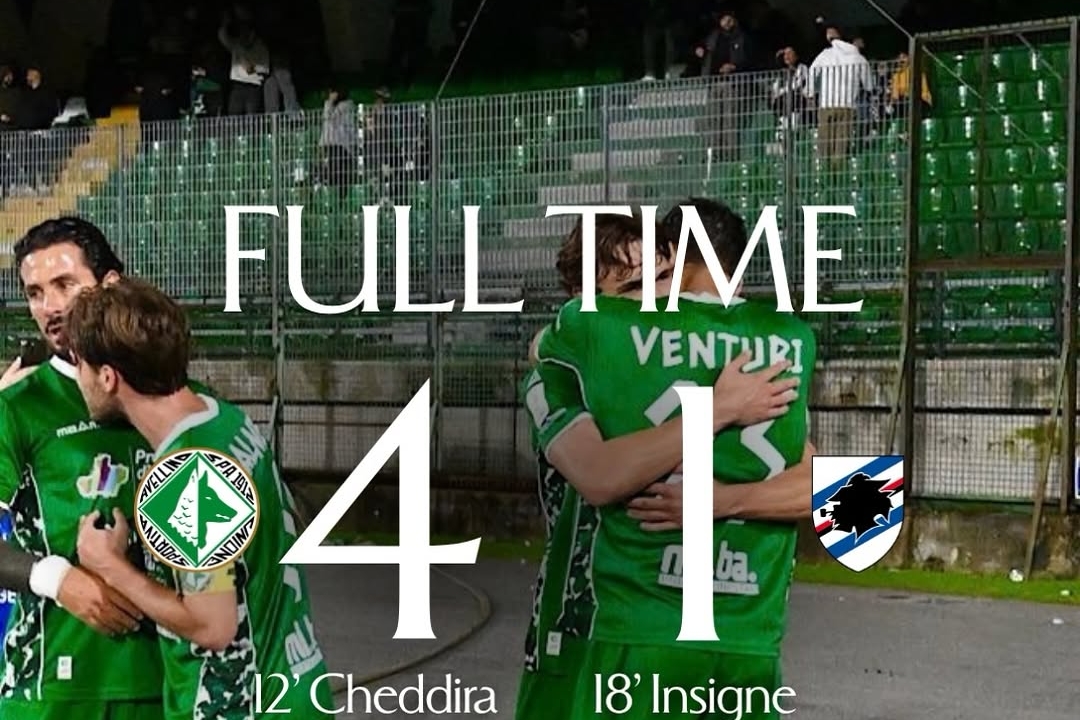 Avellino Overwhelms Sampdoria 4-1 in Serie B Showdown