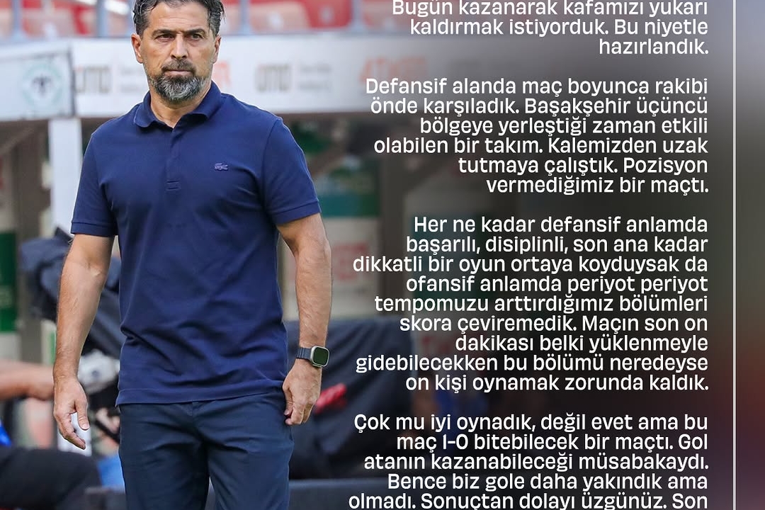Konyaspor and Başakşehir Draw a Blank in Tactical Deadlock