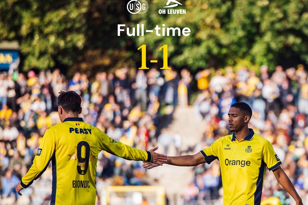Opoku's Mixed Day as Union St. Gilloise and OH Leuven Draw 1-1