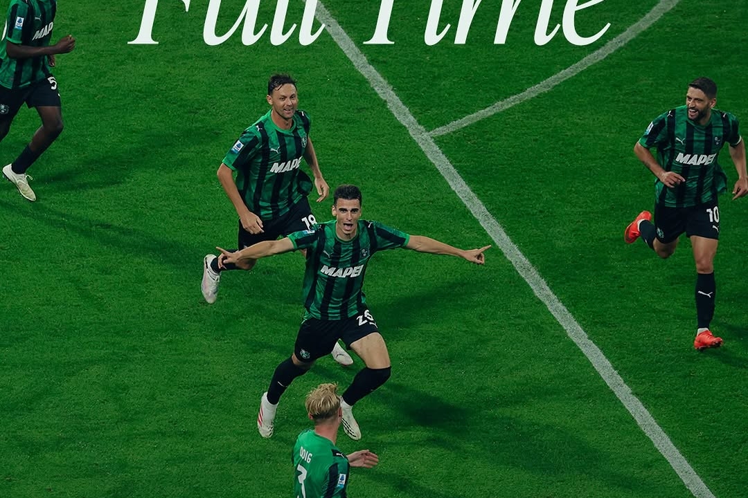 Sassuolo and AC Milan Draw 1-1 as Odenthal Levels Rabiot's Opener