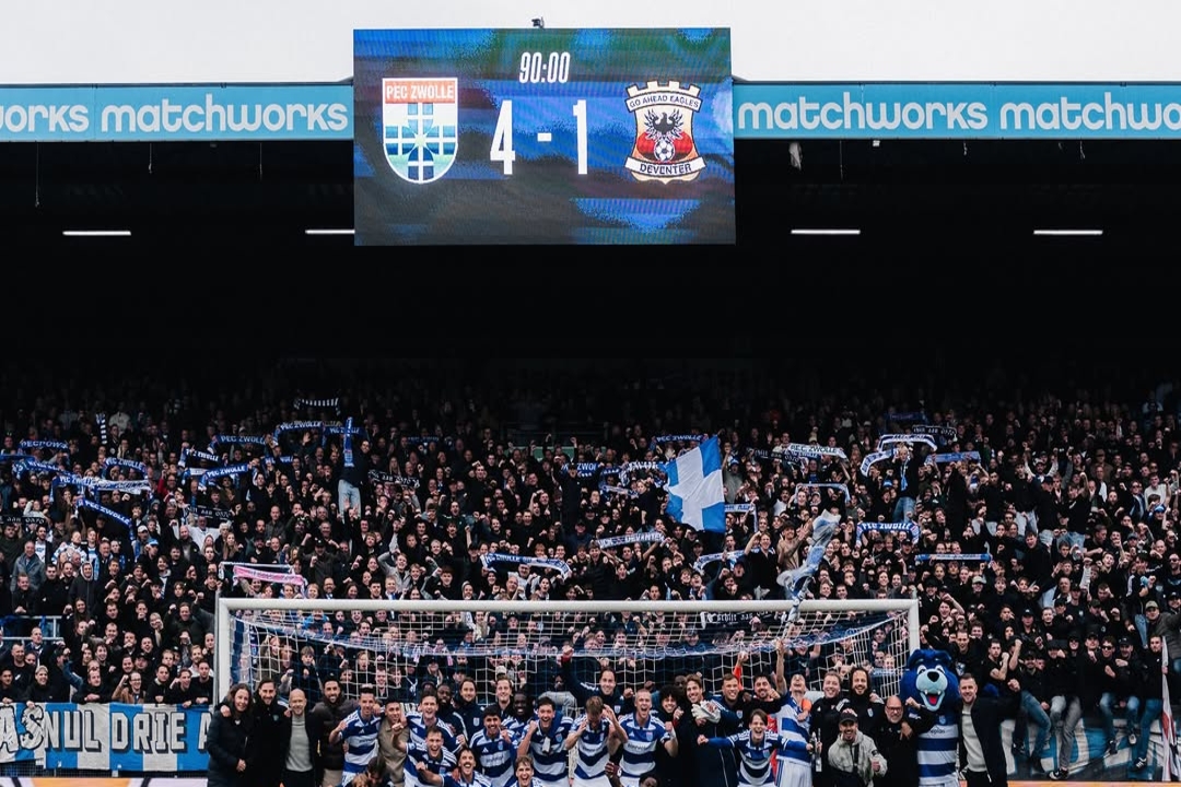 Zwolle's Second Half Surge Overwhelms Go Ahead Eagles 4-1