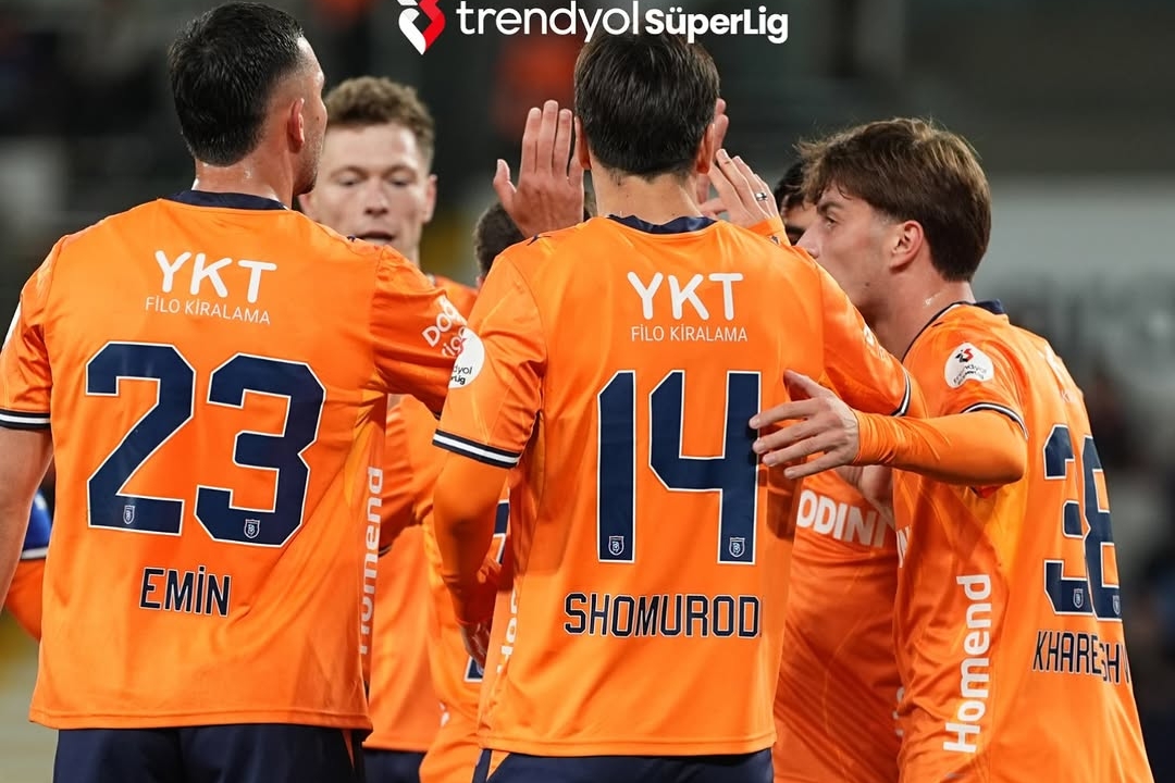 Shomurodov Stars in Başakşehir's Narrow Win Over Gaziantep