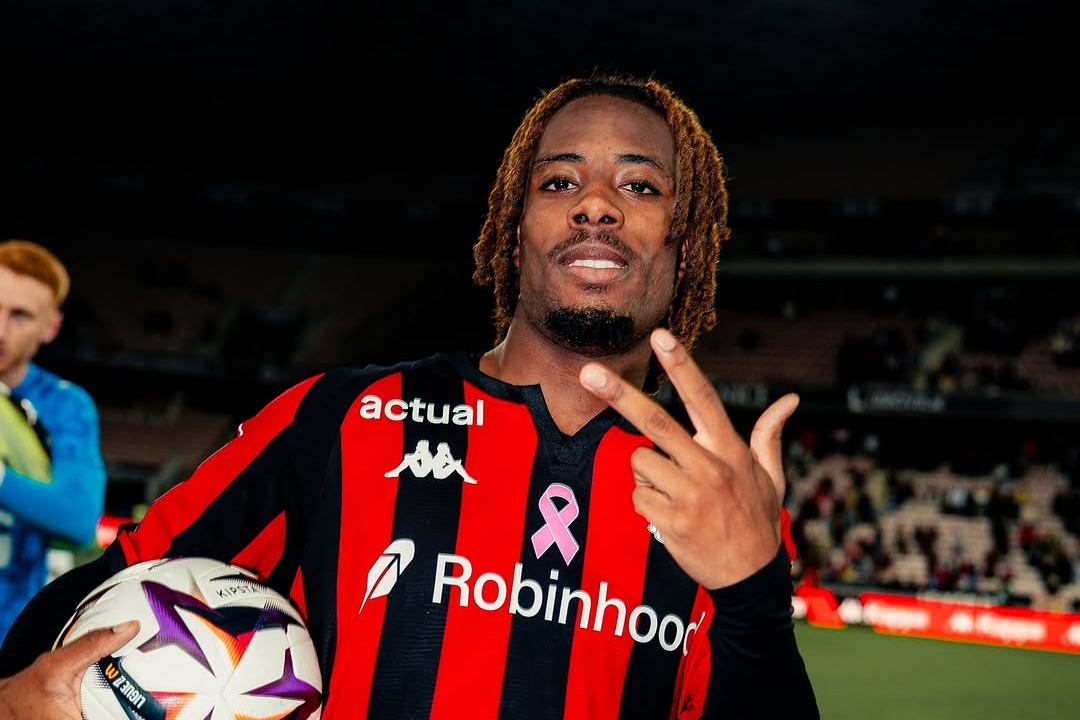 Wahi's Hat-Trick Powers Nice to 5-2 Victory Over Rennes