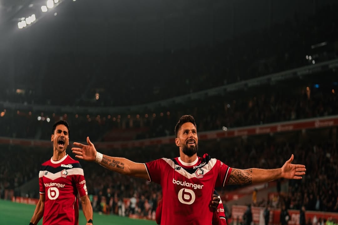Giroud's Late Strike Secures Lille's Narrow Win Over Lens